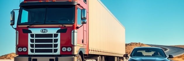 Jazda za ciężarówką – bezpieczny odstęp i jak ograniczać zużycie paliwa dzięki odpowiedniej prędkości