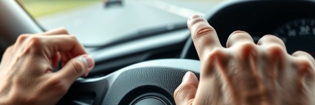 Jak trzymać kierownicę oburącz i jedną ręką – prawidłowy chwyt, ułożenie rąk i najczęstsze błędy