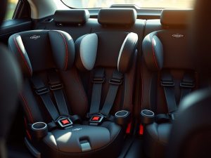 Trzy foteliki na tylnej kanapie: ISOFIX i pasy, szerokość auta oraz ograniczenia montażu