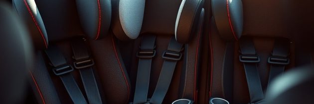 Trzy foteliki na tylnej kanapie: ISOFIX i pasy, szerokość auta oraz ograniczenia montażu